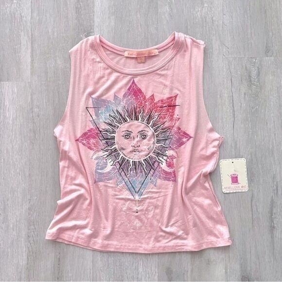 Mandala Sun Sleeveless Top S - Picture 1 of 4